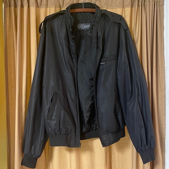 Members Only Other - Vintage 1980s Members Only Black Jacket Mens Size 44L